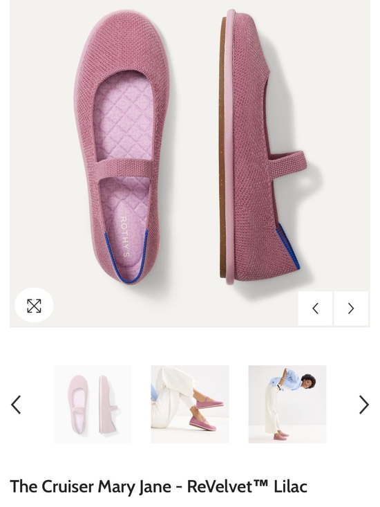 Rothy's Shoes - Rothy's Cruiser Mary Jane in Lilac